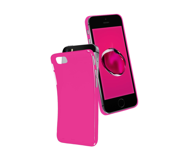 Etui COOL Cover do iPhoneSE/5S/5 różowe - 1451668 - zdjęcie 2